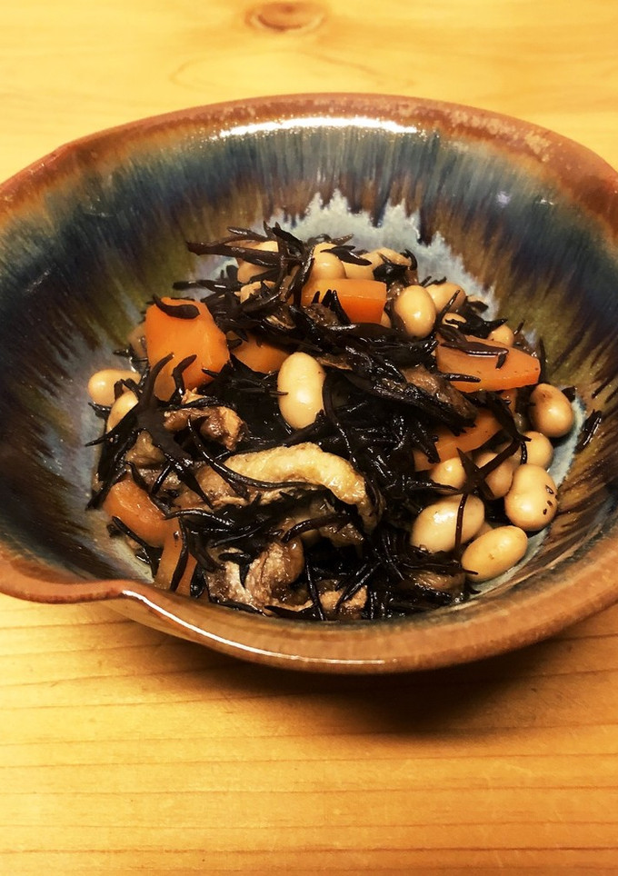 京のおばんざい♪ひじきの煮物-レシピのメイン写真