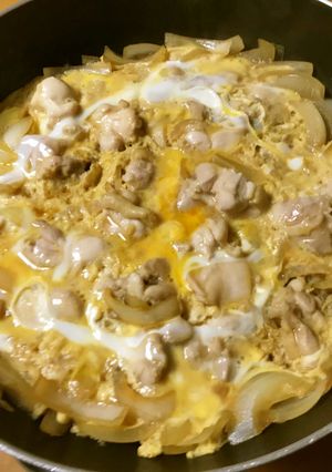 キャンプ飯　親子丼-レシピのメイン写真