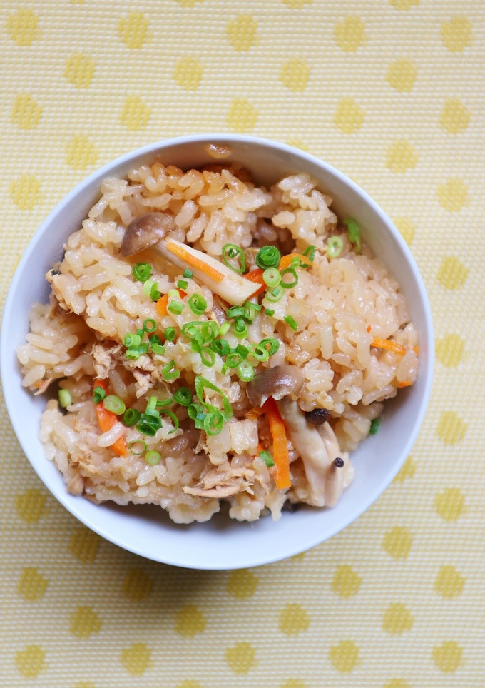 簡単！シーチキンとしめじの炊き込みご飯-レシピのメイン写真