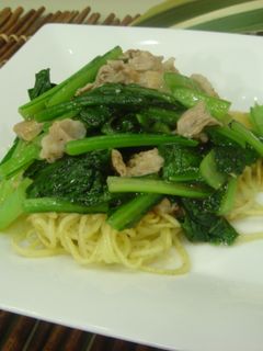 小松菜のあんかけ焼きそば-レシピのメイン写真