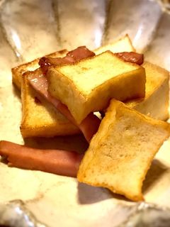 厚揚げとベーコンのバター炒め-レシピのメイン写真