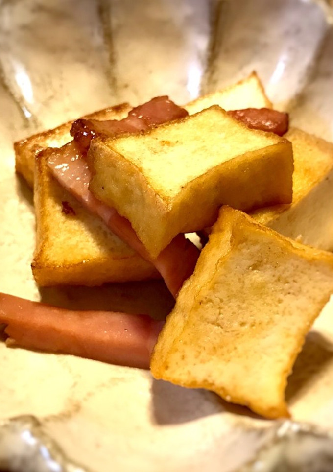 厚揚げとベーコンのバター炒め-レシピのメイン写真