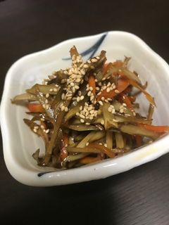 きんぴら牛蒡-レシピのメイン写真