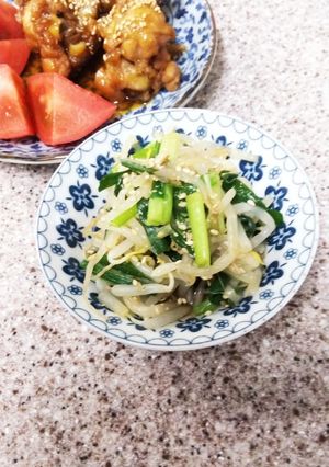 もやしのめんつゆ和え-レシピのメイン写真
