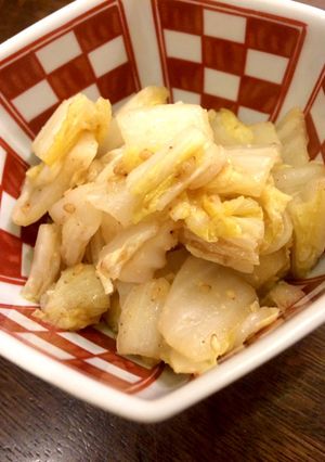 白菜のごま和え♪レンジで簡単-レシピのメイン写真