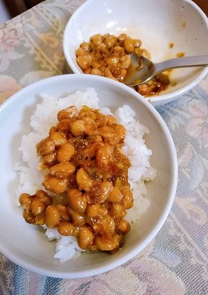 湯豆腐のタレで 納豆ご飯-レシピのメイン写真