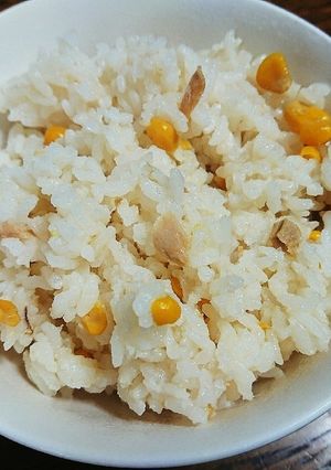 コーンとツナの炊き込みご飯-レシピのメイン写真