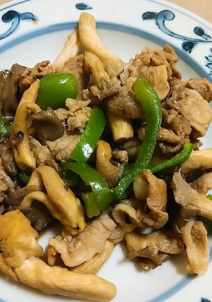 豚肉とひらたけのバター醤油炒め-レシピのメイン写真