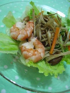 せん切り野菜のサラダ エスニック風ドレで-レシピのメイン写真