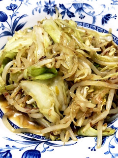 簡単さっぱりキャベツともやしのポン酢炒め-レシピのメイン写真