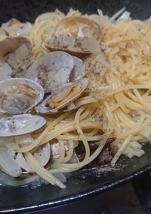 男の簡単レンジでボンゴレ-レシピのメイン写真