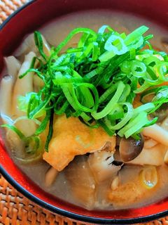 キノコと大根の味噌汁-レシピのメイン写真