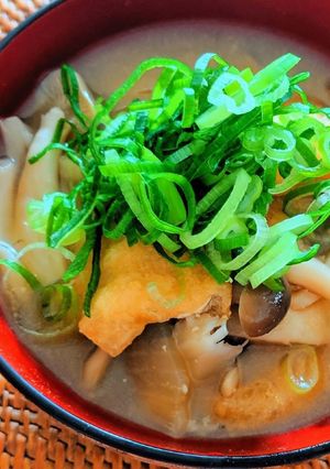 キノコと大根の味噌汁-レシピのメイン写真