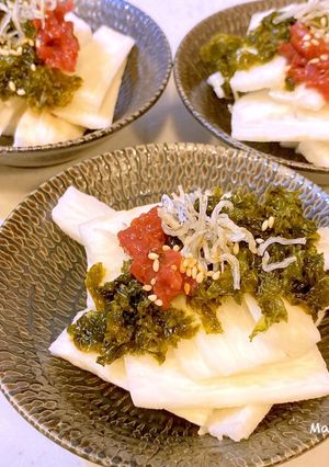 長芋の青さのせ〜酢の物(^^)♡-レシピのメイン写真