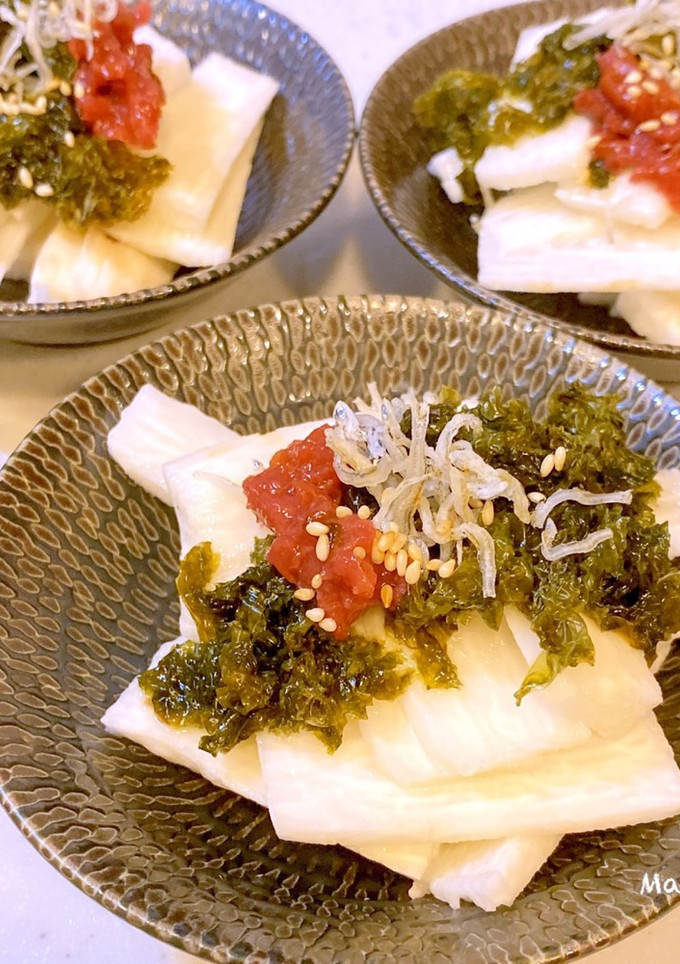 長芋の青さのせ〜酢の物(^^)♡-レシピのメイン写真