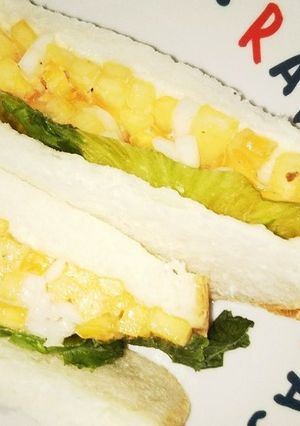 柿と大根のサンドイッチ-レシピのメイン写真