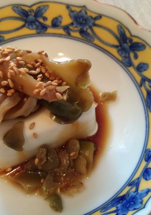 簡単！美味しい！ザーサイのせ豆腐-レシピのメイン写真