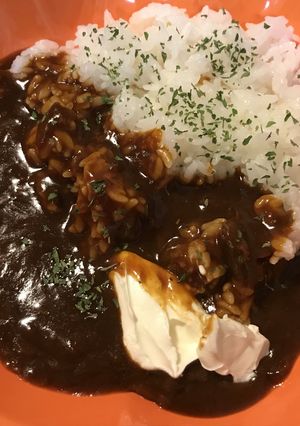 レトルト●ハヤシライス＆マスカルポーネ-レシピのメイン写真