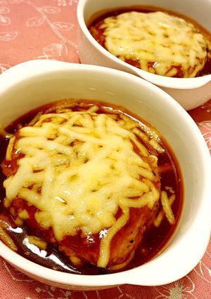 デミグラスハンバーグのオーブン焼き-レシピのメイン写真