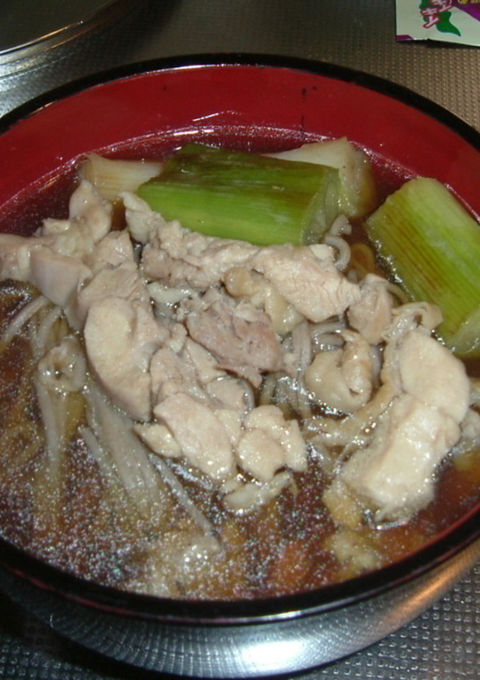 激ウマ☆鶏ねぎ蕎麦-レシピのメイン写真