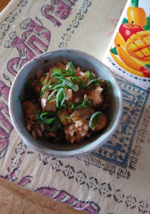 なすびの和風炊き込みご飯(簡単)-レシピのメイン写真