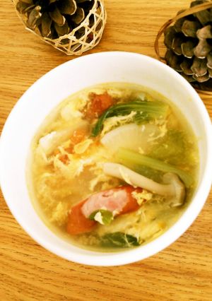 朝食に✿節約応援！冷蔵庫のお掃除スープ-レシピのメイン写真