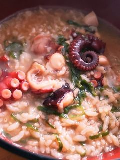 タコと大葉の中華粥-レシピのメイン写真