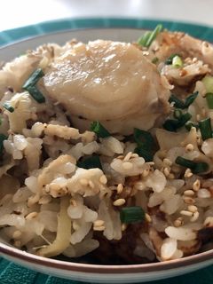 ホタテと油揚げの炊き込みご飯-レシピのメイン写真