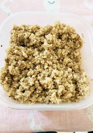 鶏ひき肉のゴマ肉味噌-レシピのメイン写真