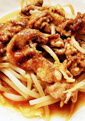 簡単レンジで３分！もやし蒸し^_^-レシピのメイン写真