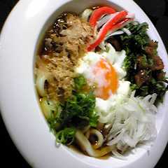 さっぱり！釜玉風ジュレうどん♪-レシピのメイン写真