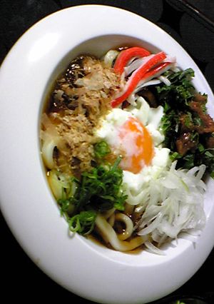 さっぱり！釜玉風ジュレうどん♪-レシピのメイン写真