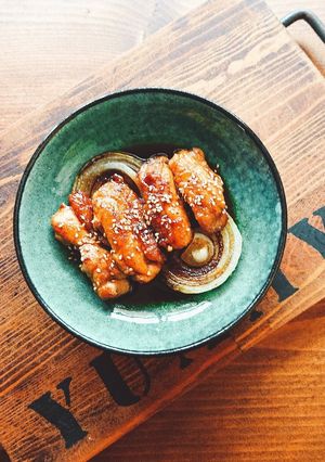 ご飯がススム❤️玉ねぎチキンソテー-レシピのメイン写真