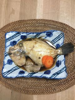 丸はぎの煮付け(下処理から)-レシピのメイン写真