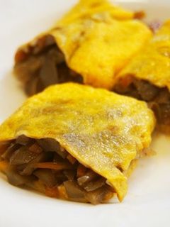 きんぴらの卵焼き♪味付けなしで簡単!-レシピのメイン写真