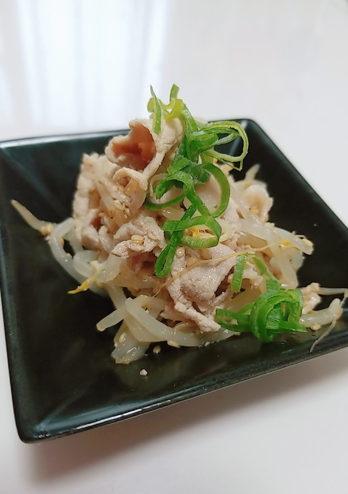 豚肉とモヤシの簡単和風ナムル♪-レシピのメイン写真