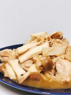 鶏もも肉ときのこのバター醤油炒め-レシピのメイン写真