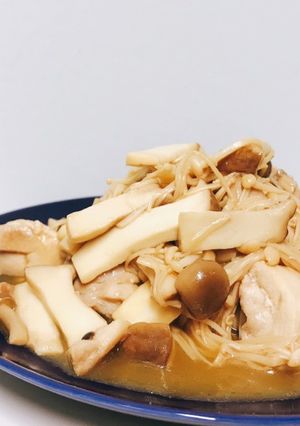 鶏もも肉ときのこのバター醤油炒め-レシピのメイン写真