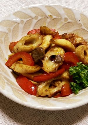 竹輪とエリンギの甘辛カレー炒め★お弁当-レシピのメイン写真