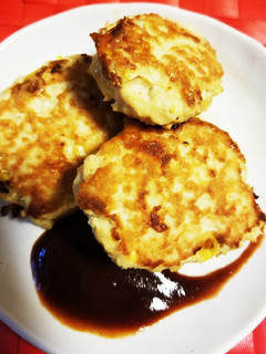 コーンとチーズのつくねバーグ-レシピのメイン写真
