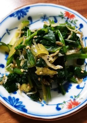 ほうれん草ときゅうりのちりめん和え-レシピのメイン写真