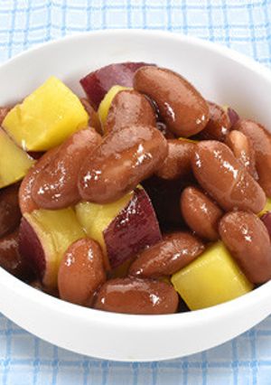 ☆うずら豆とさつまいもの煮物☆-レシピのメイン写真