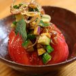 山形のだしで絶品トマトサラダ