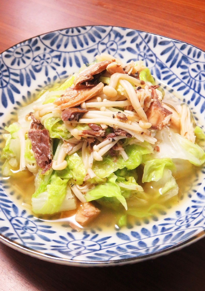 ☺レンジで簡単♪白菜と鯖缶のとろとろ煮☺-レシピのメイン写真