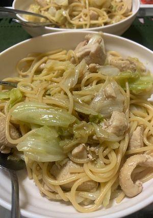 ニンニク醤油のキャベツパスタ-レシピのメイン写真
