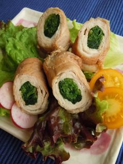 焼肉のたれで簡単★ほうれん草の豚肉巻き-レシピのメイン写真