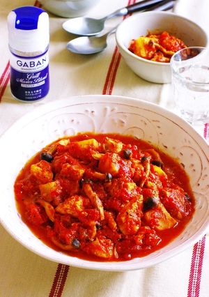 じゃがと鶏胸肉としめじのレンチントマト煮-レシピのメイン写真