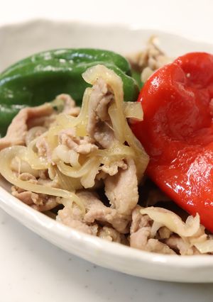 塩麹豚肉ピーマンの柚子こしょう風味炒め-レシピのメイン写真