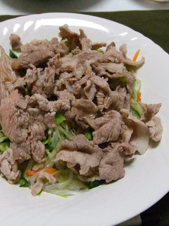 しらたき入りの冷しゃぶサラダ-レシピのメイン写真