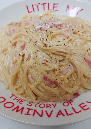 カルボナーラ-レシピのメイン写真